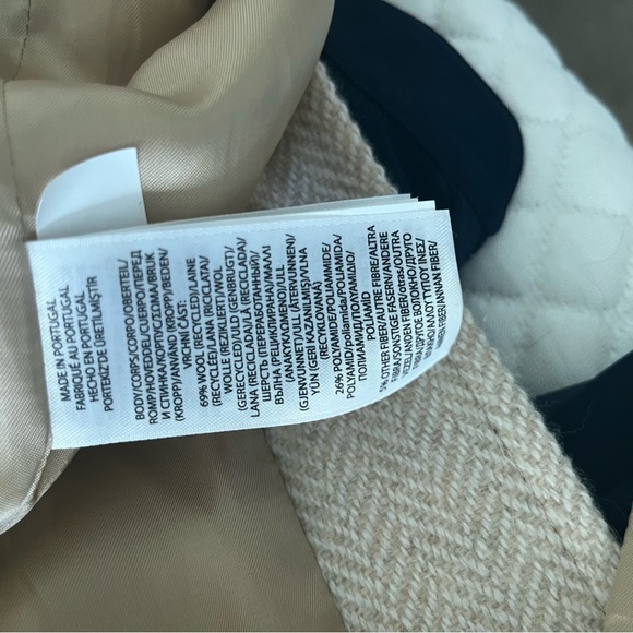 Ralph Lauren coat 2 tan chevron suede patches - Picture 6 of 6